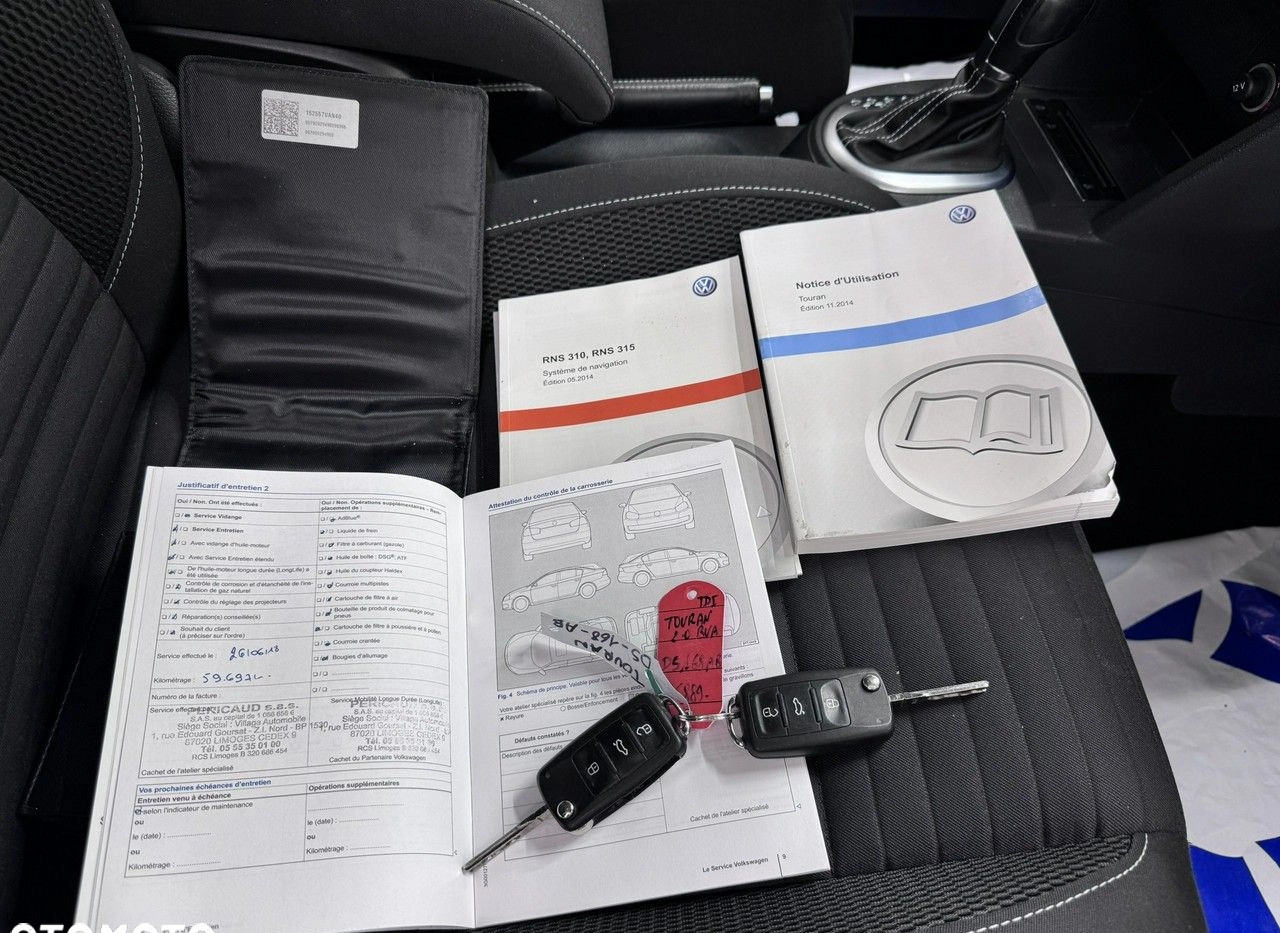 Volkswagen Touran cena 42900 przebieg: 193000, rok produkcji 2015 z Zwierzyniec małe 562